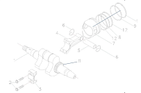 Коленвал 4-Х ТАКТНОГО ПЛМ HIDEA F2,5
