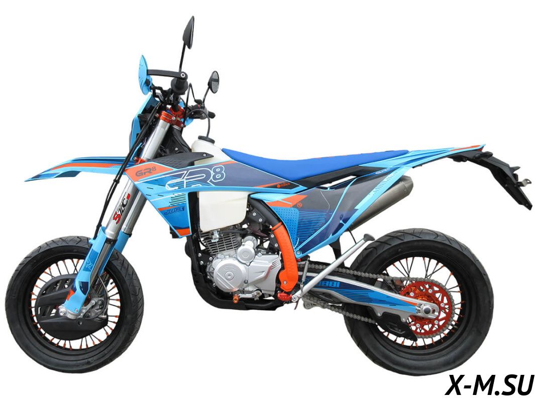 Мотоцикл GR8 F300L (4T NC300S EFI) Motard (2024 г.) ПТС Мотоцикл GR8 F300L (4T NC300S EFI) Motard (2024 г.) ПТС