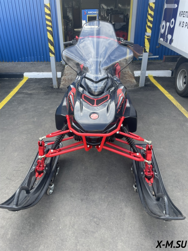 Снегоход IKUDZO HUNTER 650LK 28 EXPERT V2 красно-черный Б/У Снегоход IKUDZO HUNTER 650LK 28 EXPERT V2 красно-черный Б/У